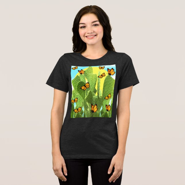 Whimsical Cactus And Butterflies (Frente Completa)