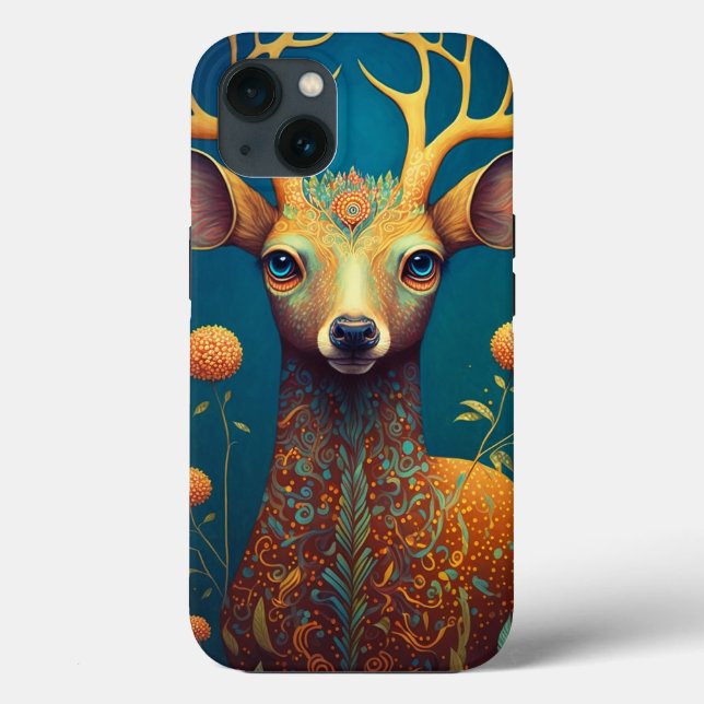 Whimsical Deer Fantasy Art (Verso)