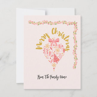 Whimsical Felry Christmas - Cartão de Saudação de