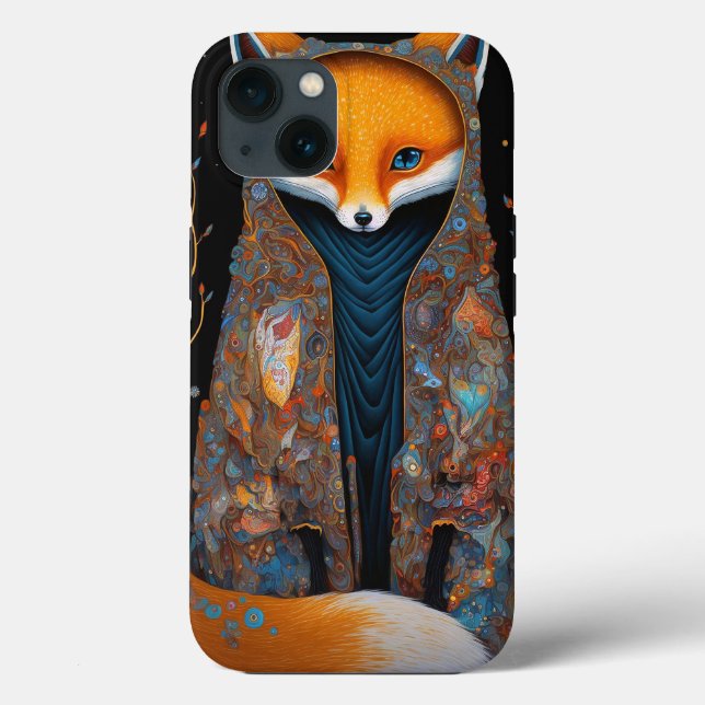 Whimsical Fox Woodland Fantasy Art Case-Mate iPhon (Verso)