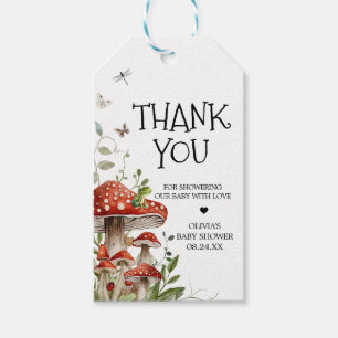 Whimsical Fungi Mushroom Favorece Etiquetas