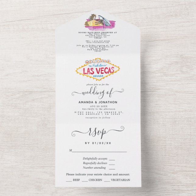 Whimsical Las Vegas Wedding (Inside)