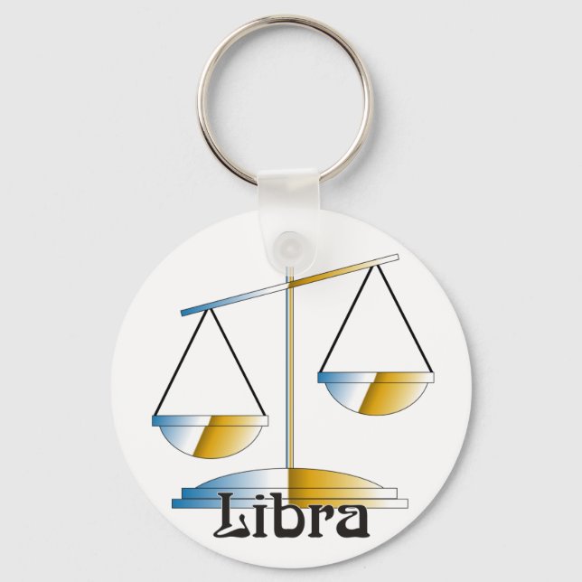 Whimsical Libra Chaveiro (Frente)