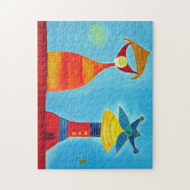 Whimsical Love 11x14 Photo Quebra-cabeça com Gift  (Vertical)