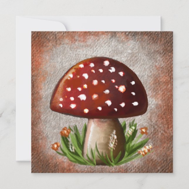 Whimsical Mushroom & Fungi Motif – Nature-Inspired (Frente)