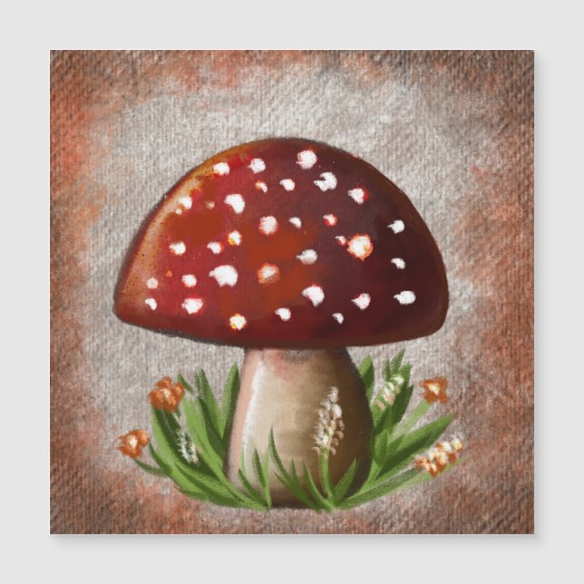 Whimsical Mushroom & Fungi Motif – Nature-Inspired (Frente)