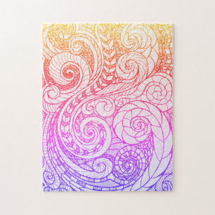 Whimsical Swirl Jigsera Quebra-cabeça