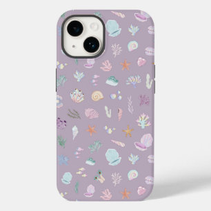 Whimsical under Sea Beachy Pastel Seashells
