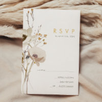 Whimsical Wildflower RSVP Card