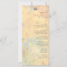 Whimsical Woodland Wildflower WedMenu