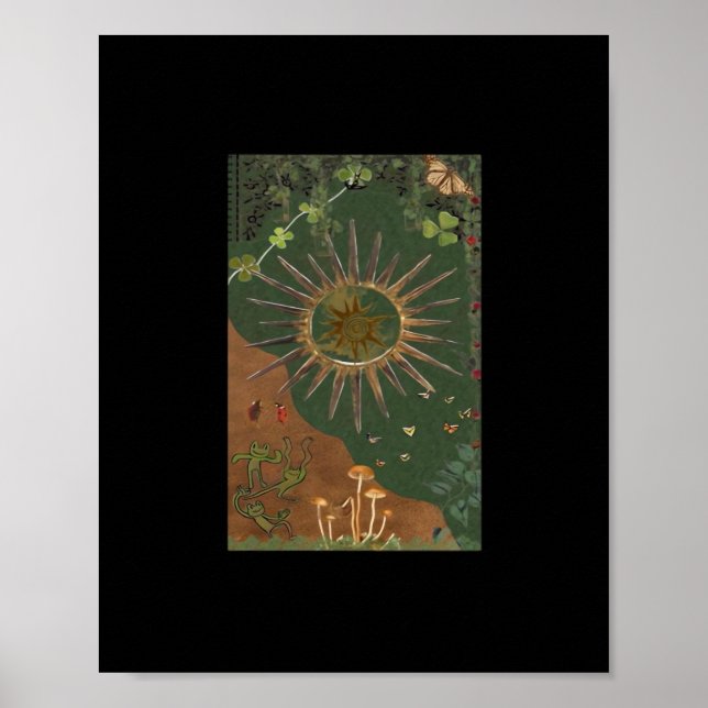 Whimsigoth Swirl Poster (Frente)