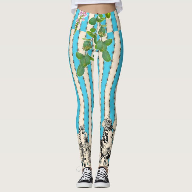 Whimssic Parade Leggings Vintage Fantasy (Frente)