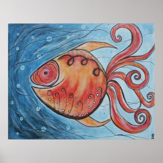 Whimsy Fish II Poster (Frente)