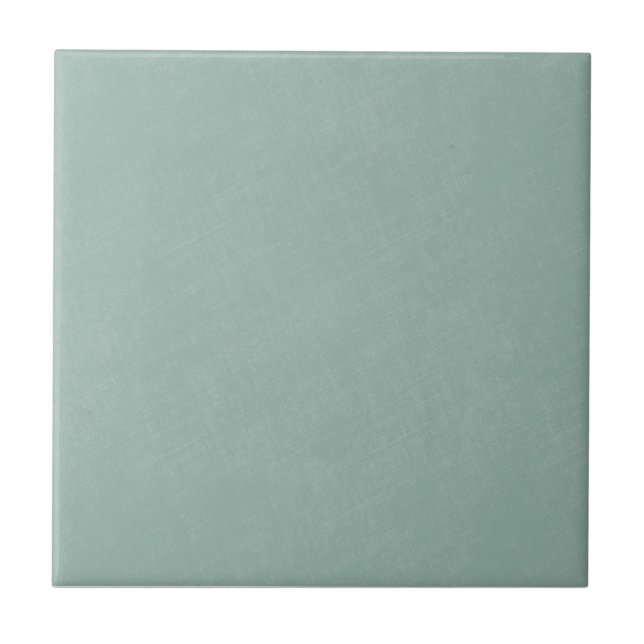 Whimsy Mint Blue Aqua Solid Color Linen Texture (Frente)