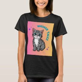 Whiskers & Tales | Camiseta de Storybook de Gato W