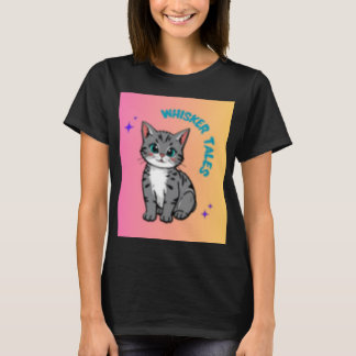 Whiskers & Tales | Camiseta de Storybook de Gato W