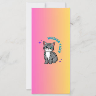 Whiskers & Tales | Whimsic Cat Storybook Bookmar