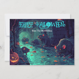 Whiskers & Witches: O Cartão de Solo de Esgoto