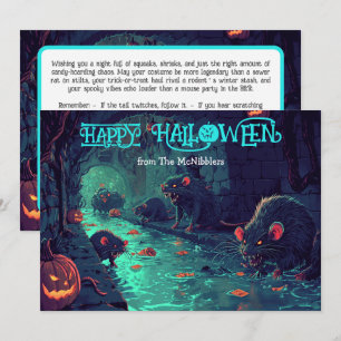 Whiskers & Witches: O Cartão de Solo de Esgoto