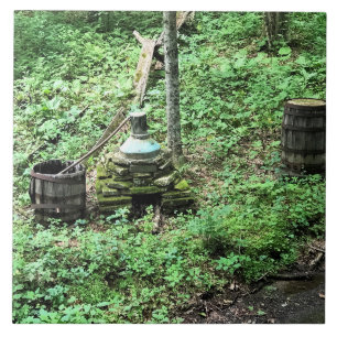 Whiskey ainda está em Mabry Mill, Virginia