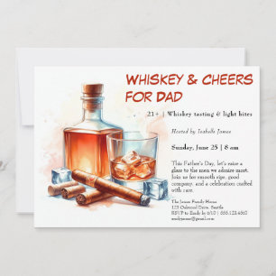 Whiskey & Charutos – Convite de Dia dos Pais Editá