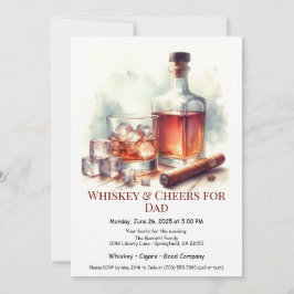 Whiskey & Charutos – Convite de Dia dos Pais Editá