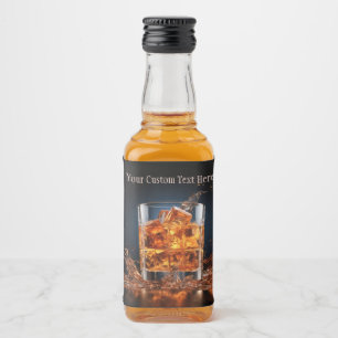 Whiskey De Texto Personalizado Nas Rochas