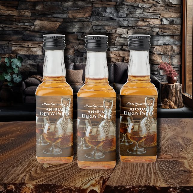 Whiskey Decanter Derby Party Mini (Whiskey Decanter Derby Party Mini Liquor Bottle Labels)
