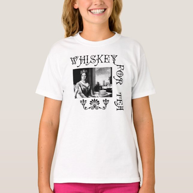 Whiskey Para A Camiseta Branca (Frente)
