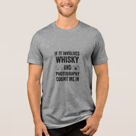 Whisky and Photography Enthusiast Funny Design