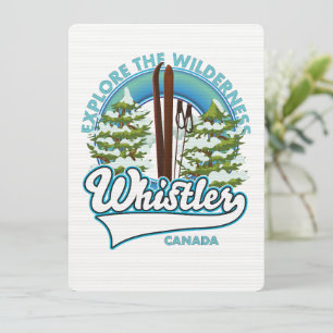 Whistler Canadá,explorar a natureza, logotipo de e