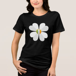 White 4 Leaf Shamrock