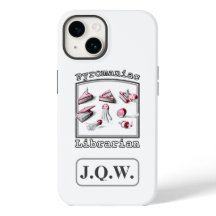 White Add Três Iniciais Pyromiac Bibliotecário