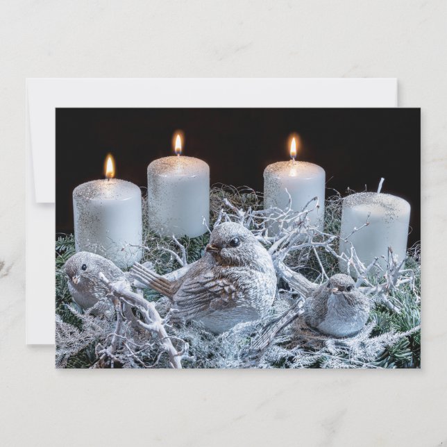 White Advent Wreath (Frente)