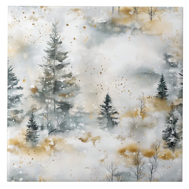 White And Golden Cozy Christmas  (Frente)