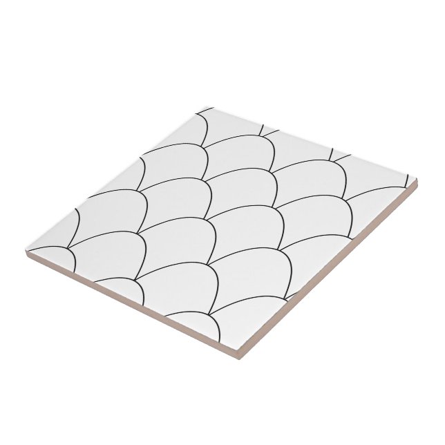 White Art Deco Design (Lateral)