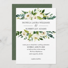 White Bloom | Convite à Casamento Sofisticado