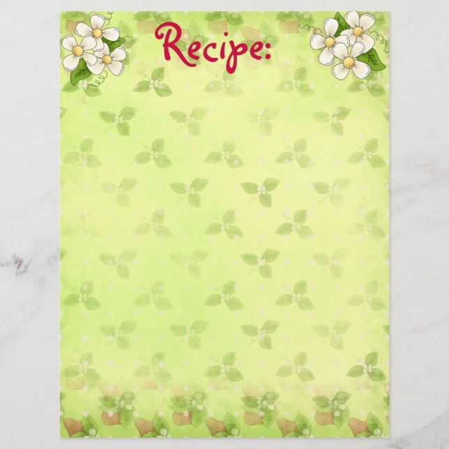 White Blossom Recipiente Paper (Frente)