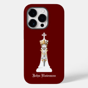 White Chess King / Personalizado Nome Case-Mate iP