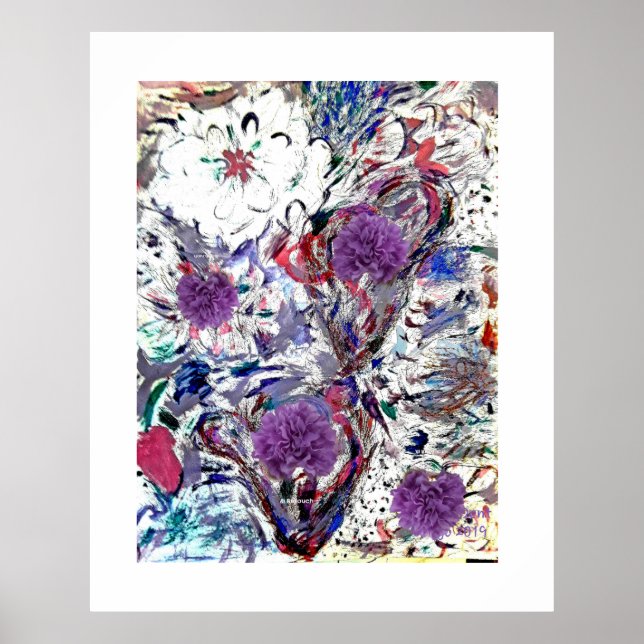 White Dahlia Poster (Frente)