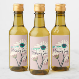 White Daisies Modern Floral Blooms Dia de as mães