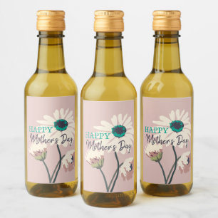 White Daisies Modern Floral Blooms Dia de as mães