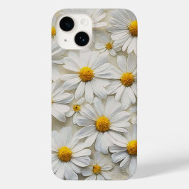 White Daisies Sobre Papel Em Dificuldade