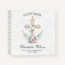 White Dove First Holly Commune Guest Book