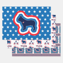 White e Azul Brancos Vermelhos Franceses 4 de julh