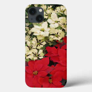 White e Red Poinsettias I Feriado Floral