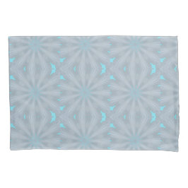 White kaleidoscope design on duvet cover