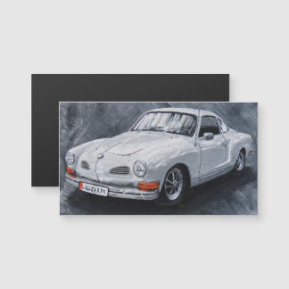 White Karmann Ghia Magnet