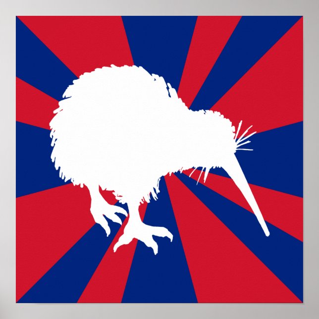 White Kiwi Poster (Frente)