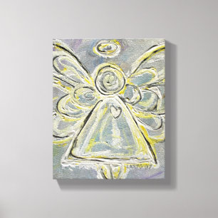 White Light Guardian Angel Canvas Wall Art